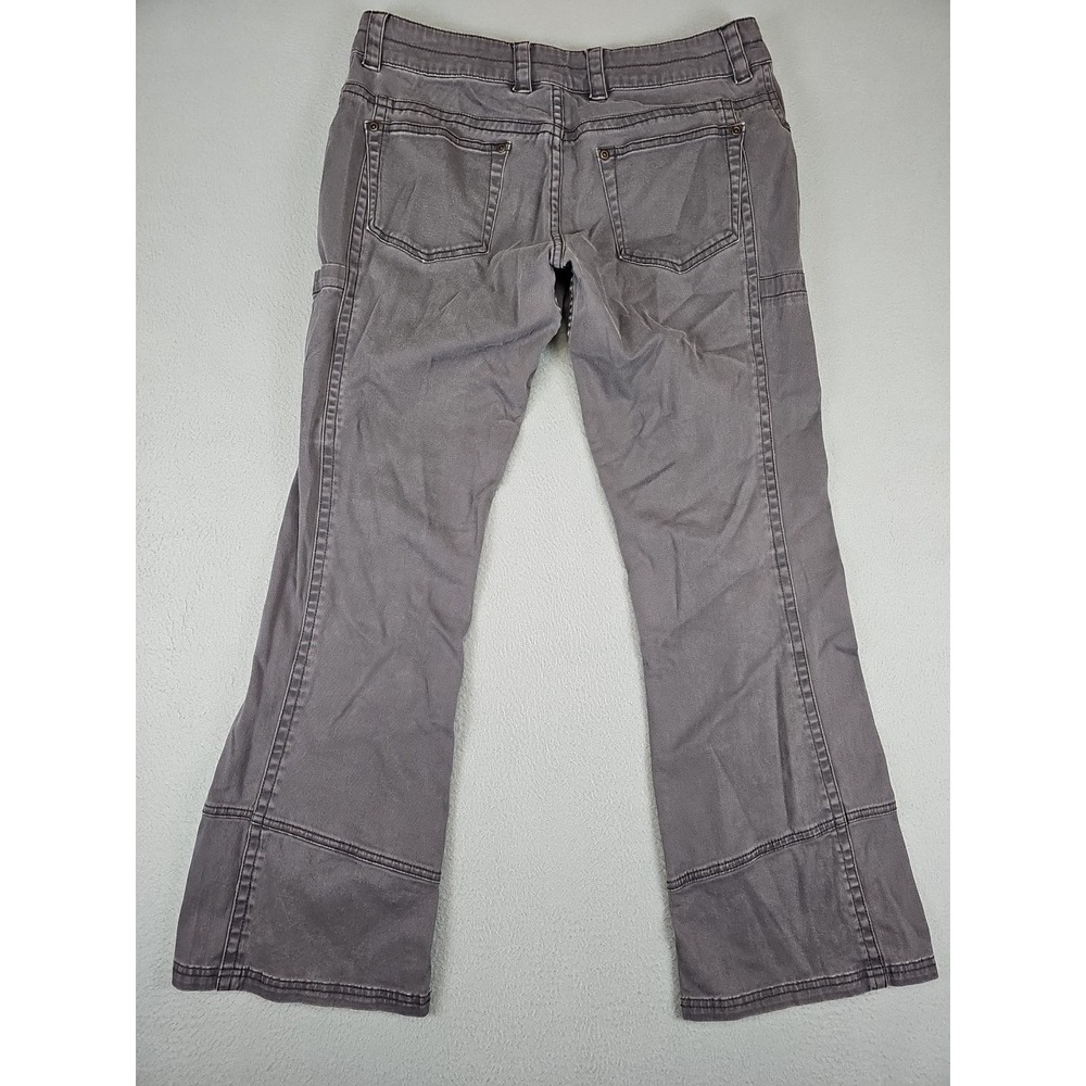 Mountain Khakis Women's Size 10P 33x29 Gray Bootcut Stretch Work Pants - Picture 7 of 9